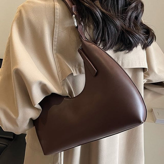 Leather Shoulder Faux Bag