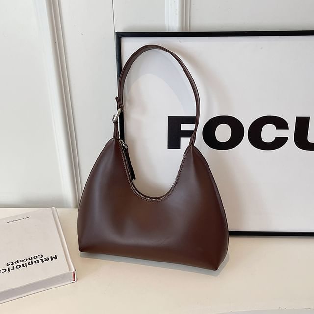 Leather Shoulder Faux Bag