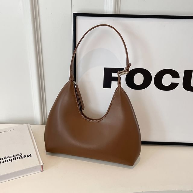 Leather Shoulder Faux Bag