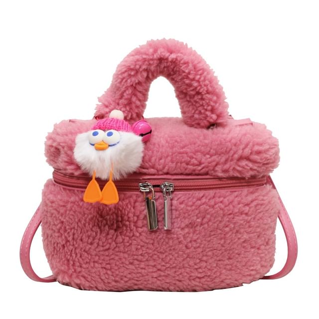 Crossbody Charm Set Bag Faux / Shearling