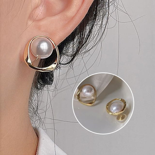 Ear Hoop Alloy Cuff Pearl Faux