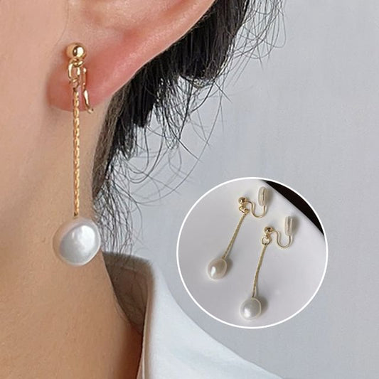Applique Alloy Dangle Ear Cuff