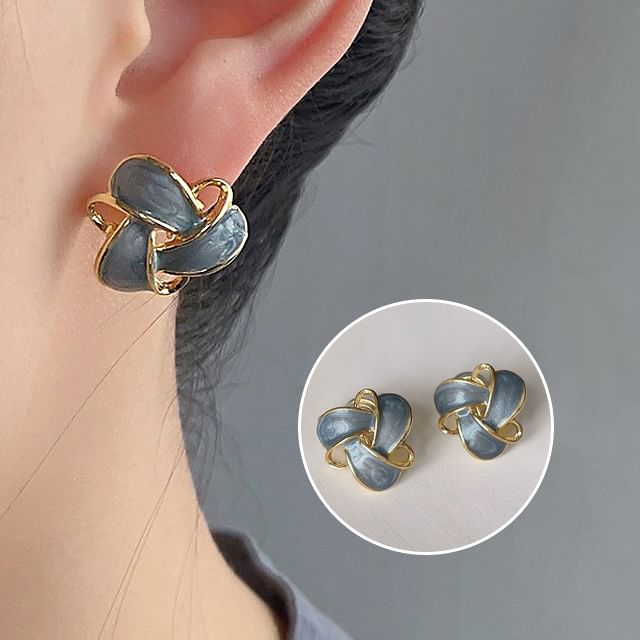Glaze Floral Alloy Cuff Ear