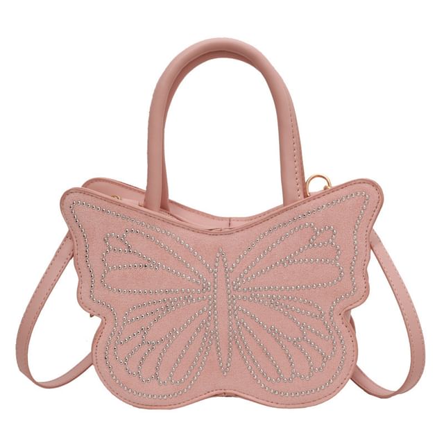 Butterfly Studded Bag Crossbody