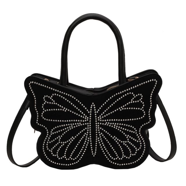 Butterfly Studded Bag Crossbody