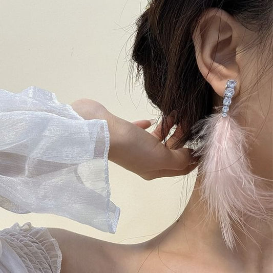 Feather Earring Drop