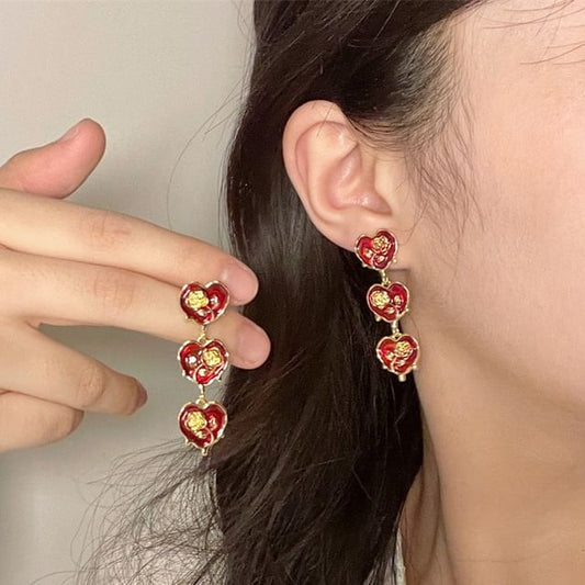 Heart Earring Drop