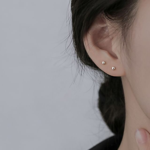 Silver (Various Sterling Stud Earring Designs)