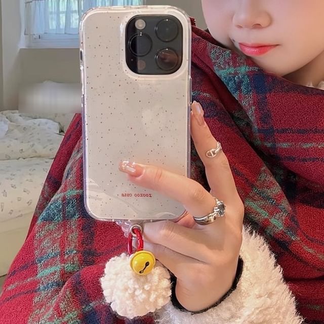 Splattered Bell Pom Case Phone