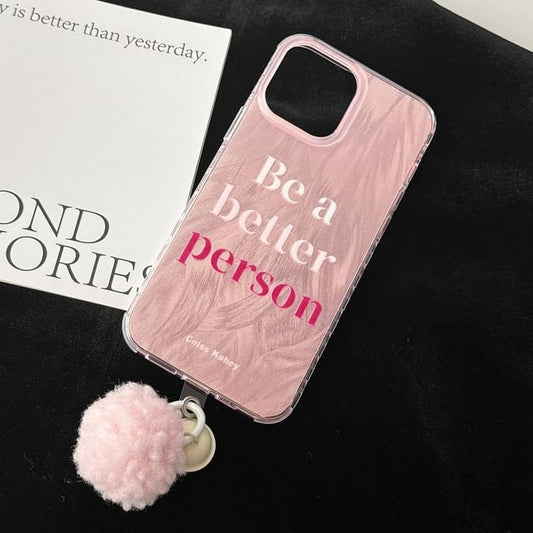 Bell Lettering Case Pom Phone