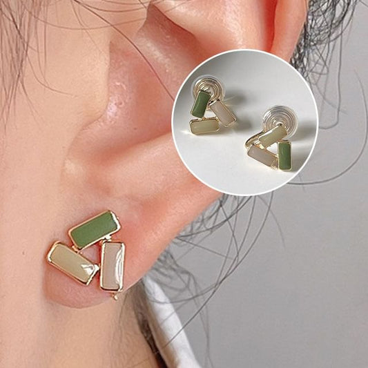 Glaze Clip-On Earring Geometric