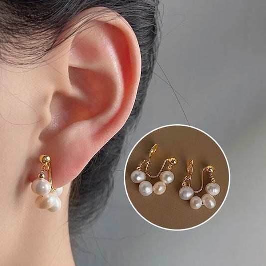 Earring Clip-On Faux Pearl