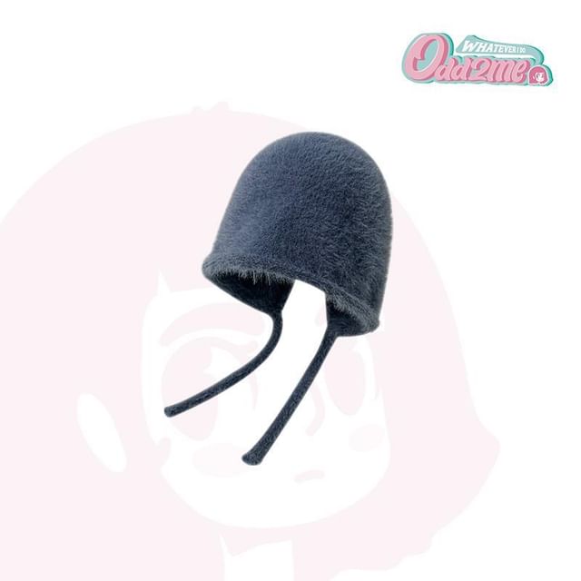Plain Hat Cloche Knit