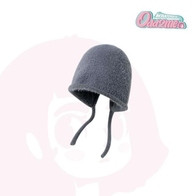 Plain Hat Cloche Knit
