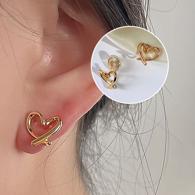 Alloy Ear Cuff Heart