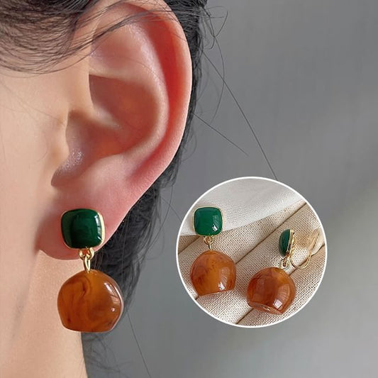 Drop Earring Resin Alloy