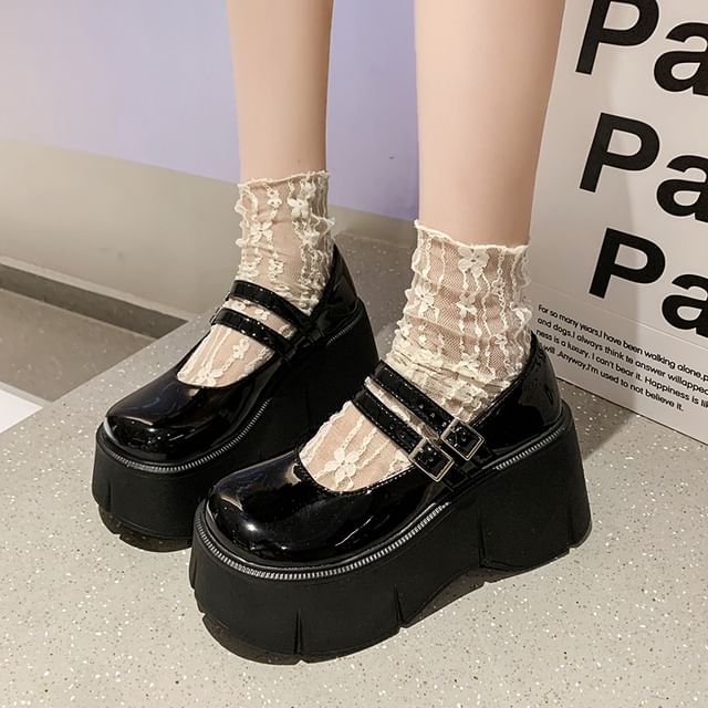 Jane Platform Mary Plain Shoes