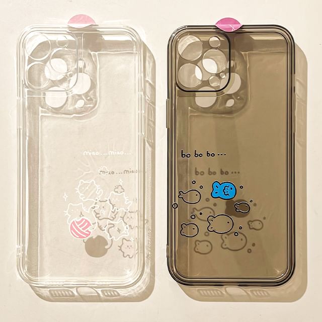 Case / Phone Fish Cat