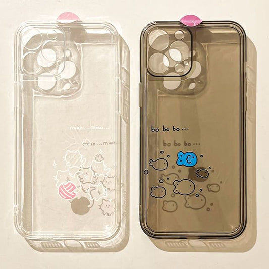 Case / Phone Fish Cat