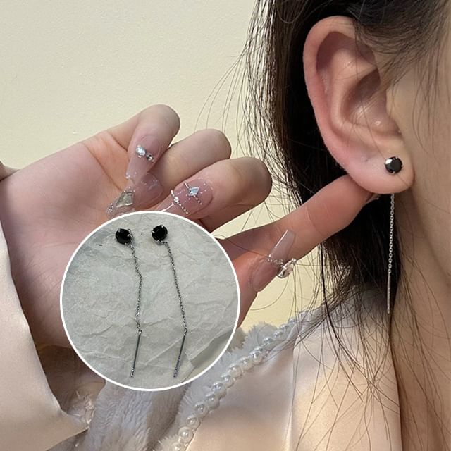 Alloy Earring Threader Rhinestone