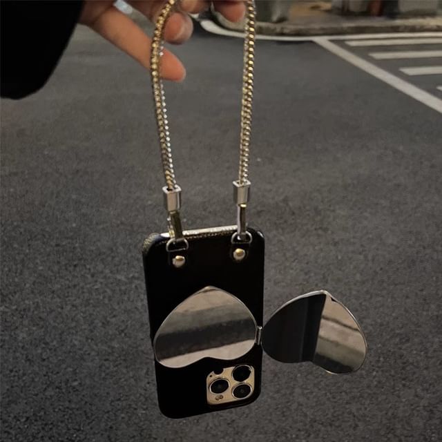 Mirrored Heart Case Phone