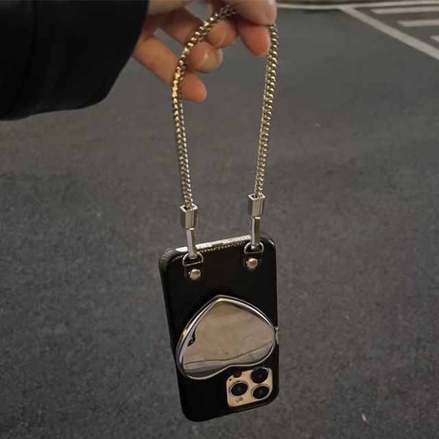 Mirrored Heart Case Phone