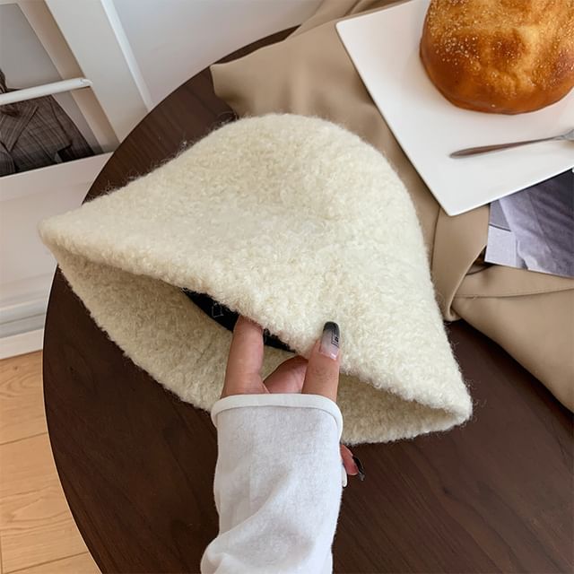 Cloche Plain Wool Hat