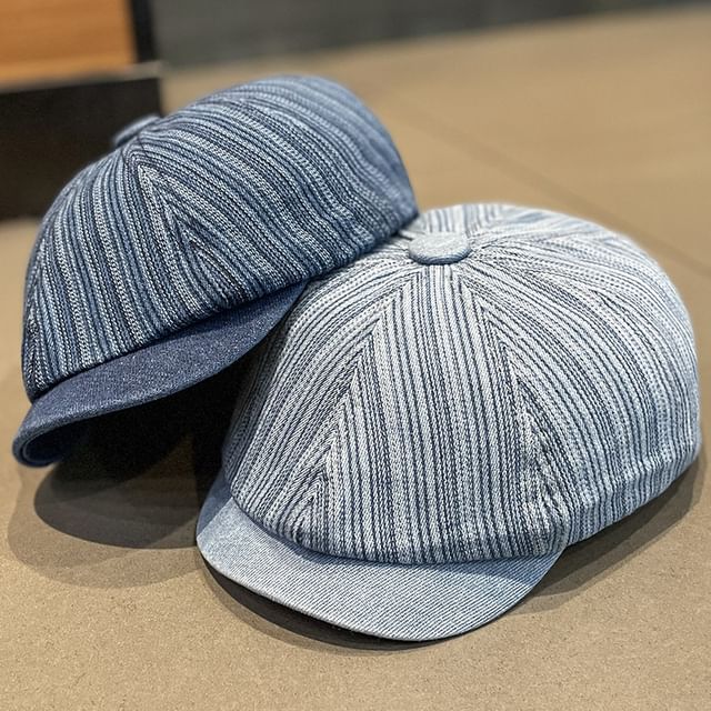 Newsboy Denim Cap