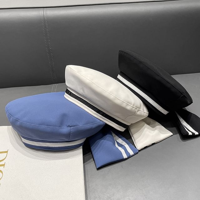 Bow Accent Sailor Hat