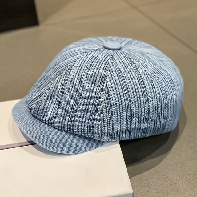 Newsboy Denim Cap