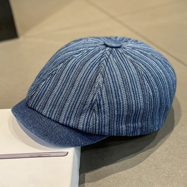 Newsboy Denim Cap