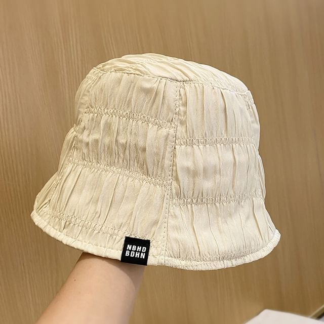 Plain Hat Cloche Ruched