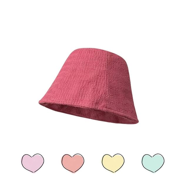 Hat Cloche Textured Plain