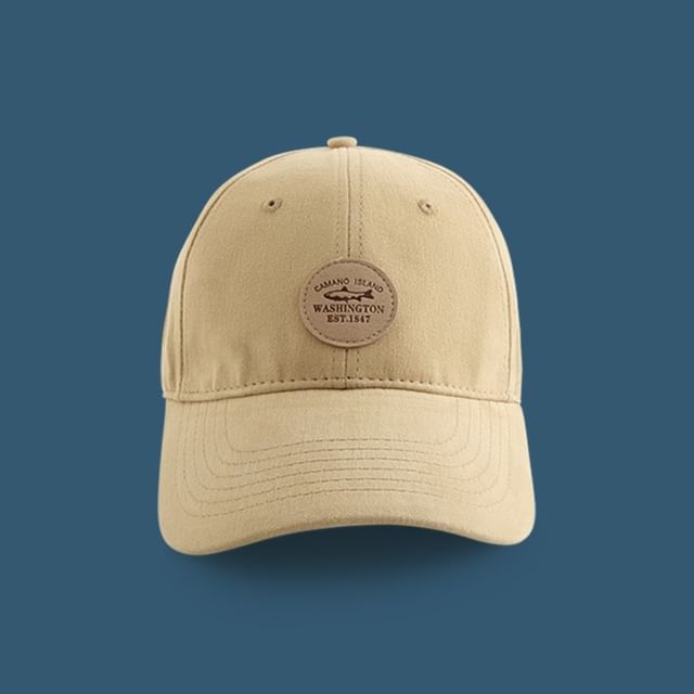 Lettering Baseball Applique Cap