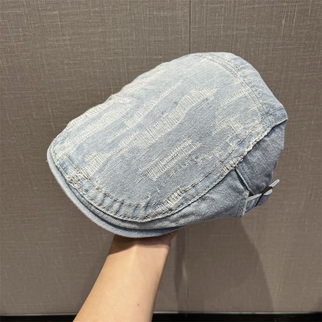 Cap Washed Distressed Flat