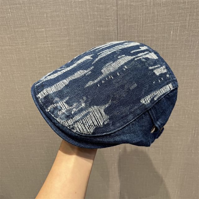 Cap Washed Distressed Flat