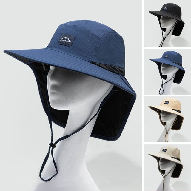 Neck Applique with Hat Flap Sun Protection Boonie