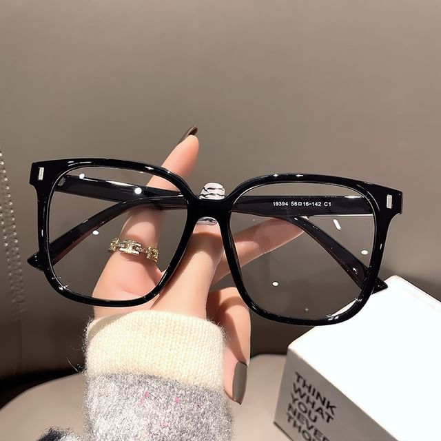 Square Glasses Light Blocking Blue Frame