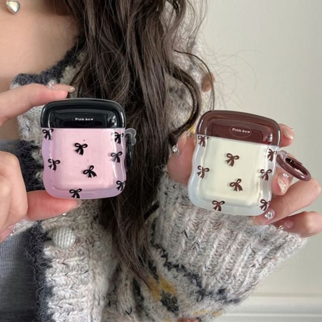 Case AirPods Skin Two-Tone Pro / Bow Earphone