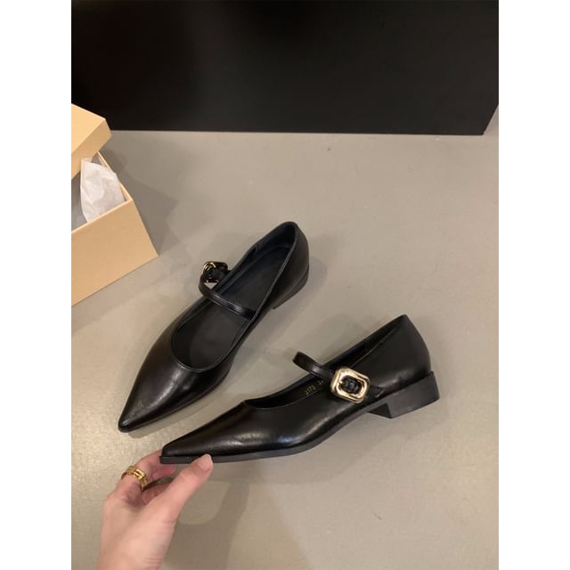 Mary Shoes Pointy Jane Toe