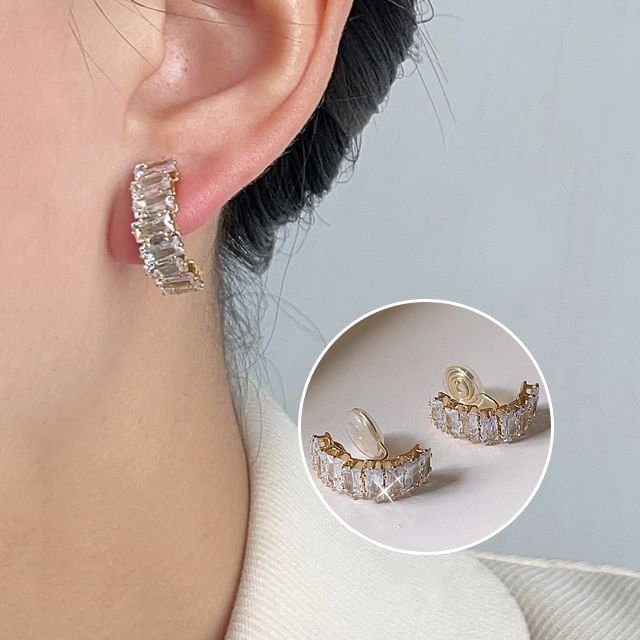 Alloy Cuff Ear Rhinestone