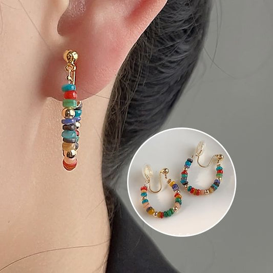 Alloy Hoop Ear Bead Cuff