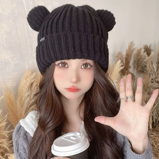Bear Beanie Ear Knit