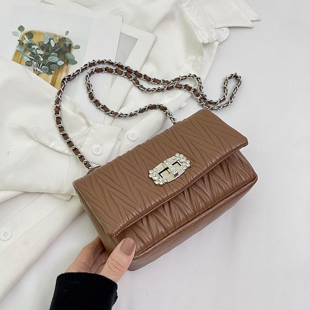 Shoulder Quilted Flap Bag