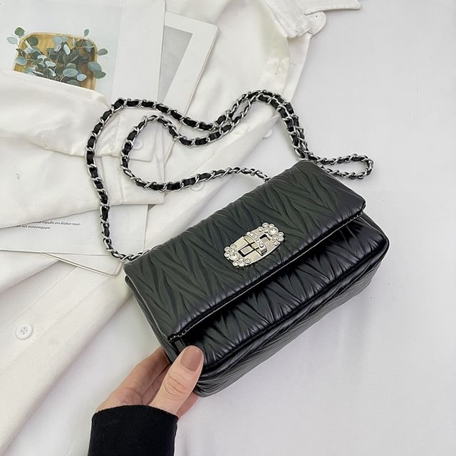 Shoulder Quilted Flap Bag