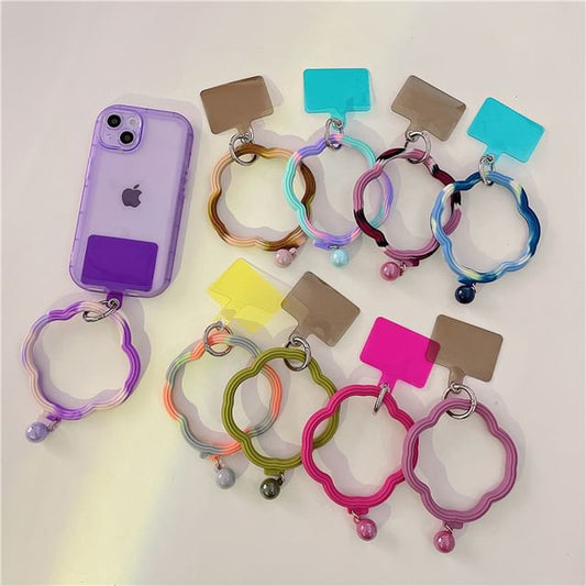 Phone with Pad Hoop Lanyard Wavy Strap