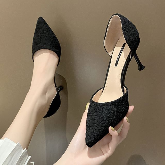 Stiletto Pointed D'Orsay Pumps