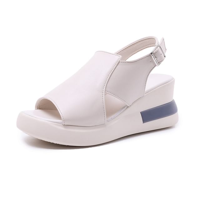 Wedge Platform Slingback Sandals