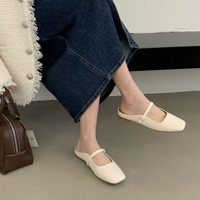 Square Mules Toe