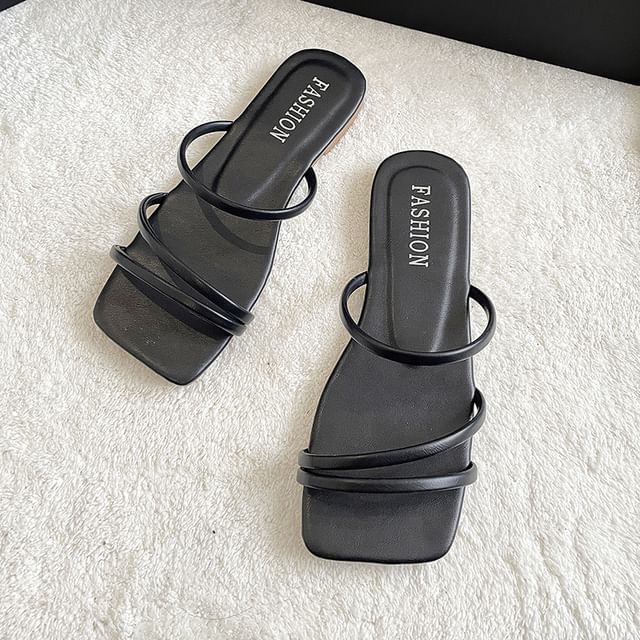 Sandals Strappy Slide